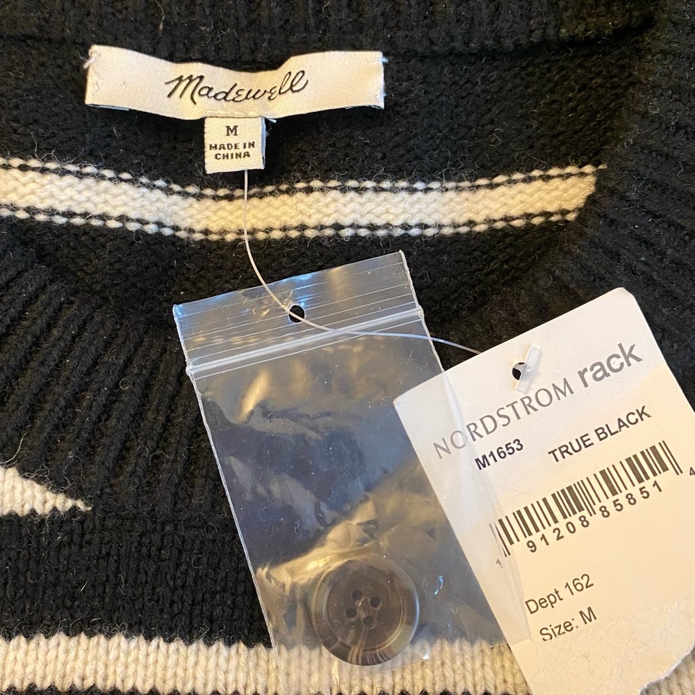 Madewell Button-Sleeve Sweater-Dress - Picture 12 of 13